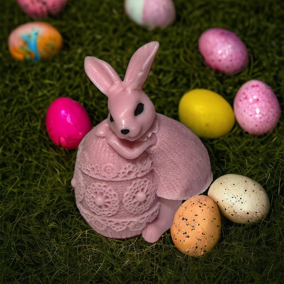 Easter Bunny Candle - Picture 1 of 8